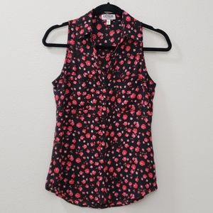 Floral Button Down Express Top